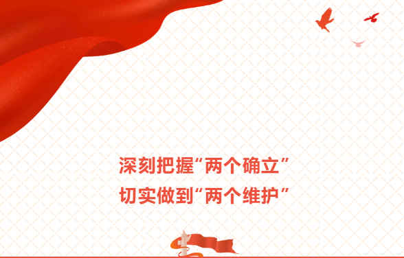 深刻把握“兩個確立”，切實做到“兩個維護”